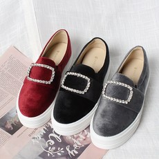 ISHOES 여성슬림온 qd703 여성털슬립온
