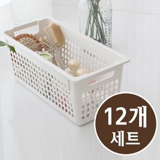 라이프 바스켓 (B)3호 12개세트 소품정리 바구니, 12개