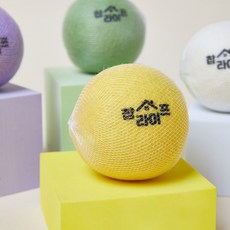 찹라이프 미세망가공으로 더오래쓰는 건조기 메이트 양모볼 건조기볼, 혼합색상, 1세트