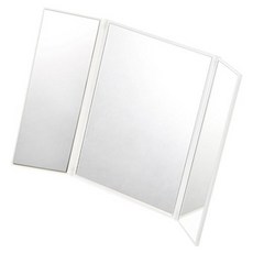 무인양품 접이식 3판 거울 MUJI Folding Three Panel Mirror, 1개, Silver - 무인양품거울