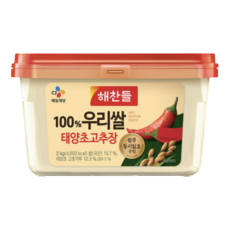 해찬들 우리쌀로 만든 태양초 골드 고추장, 2kg, 1개