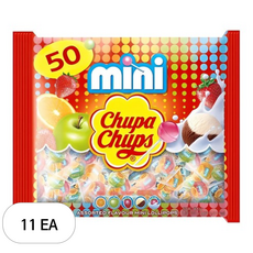 츄파춥스 미니 막대사탕, 300g, 11개