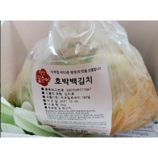 꽃순이호박백김치