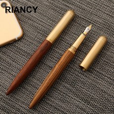 고급 목재 만년필 잉크 펜 펜촉 0.7mm caneta tinteiro Office Stylo plume Penna stilografica 03839|fountain pen|quality fountain penswood fountain pen, 1개(A2), 단일(A2), 3(A2)