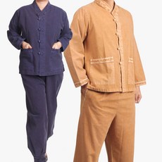 매듭우리옷 MC208_면20수 브이넥 저고리+바지 생활한복(개량한복)