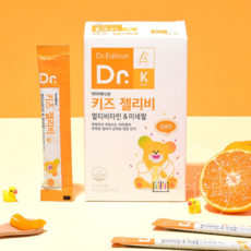 닥터에디션 키즈젤리비 두돌아기 비타민 젤리 유아 어린이 유치원생 멀티비타민 칼슘 아연젤리, 젤리비(멀티비타민미네랄)