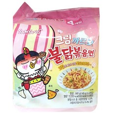 삼양 크림까르보불닭볶음면 140g, 4개