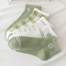 여자발목양말순면컬러