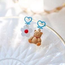 곰돌이귀걸이