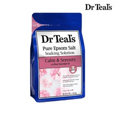 닥터틸즈 엡섬솔트 입욕제 밀크 앤 로즈 오일 1.36kg, 1개