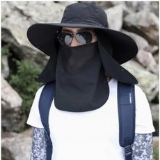 남자 등산 자외선 메쉬 모자 햇빛 차단 가리개 사파리모자, 베이지