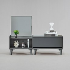 올보르 좌식 화장대 세트 500 (착불), 화이트