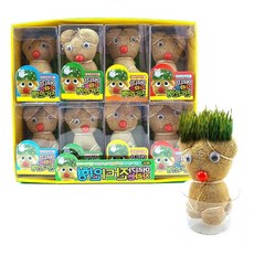  머리가 자라는 잔디인형8개 잔디키우기 인형, 머리가 자라는 잔디인형(8개) 