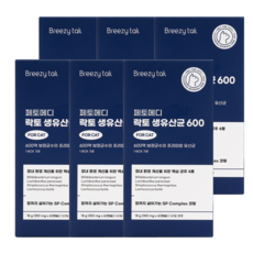  브리지테일 반려동물 페토메디 락토 생유산균 600 캡슐형, 6박스, 소화기능 개선, 유산균 