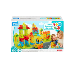 메가블럭 우리아기 첫블럭 숫자놀이 120p, 혼합색상