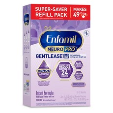 Enfamil NeuroPro Gentlease Baby Formula Brain Bui Enfamil NeuroPro 젠틀라제 모두용 분유 두뇌 강화 DHA HuMO6 면역, 920.79g, 1개