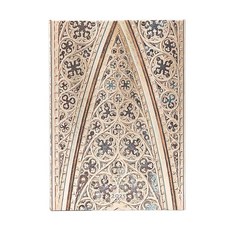 Paperblanks Milan Cathedral Vault Midi Verso 12 Month Calendar 2025 with Flap Envelope, Paperblanks Milan Cathedral Va