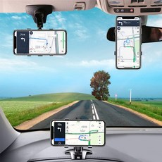AGM 차량용 대쉬보드 클립형 계기판 거치대 아이폰 갤럭시 스마트폰 클립 홀더