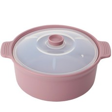 리빙스토리 국산 실리콘 냄비 전자렌지용 계란찜기, 대(1200ml)-핑크
