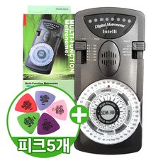 인텔리 SDM-300 메트로놈 기타 피아노 박자기 블랙/골드 Metronome (기타피크5개 증정), 블랙BK, 1개 블랙BK, 1개