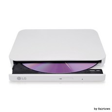 LG 모바일 DVD 플레이어 플러스 KP95NW72+ 크림화이트 (정품박스/외장형/USB), 단품
