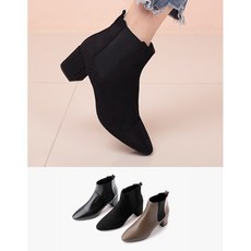 브라운페이퍼 Brwon Paper 날카로운 모델 스웨이드 가죽 앵글부츠 5cm (3color 초저단가)