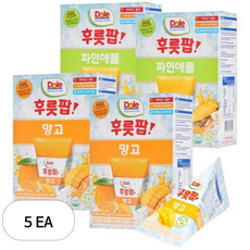 돌 후룻팝 파인애플 16p + 망고 16p, 62ml, 5세트