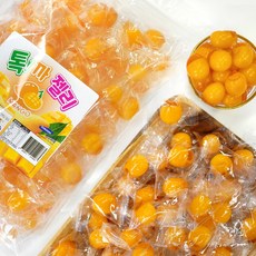[과일 농축액 30%] 톡까먹는 젤리 1kg 과일 망고맛 대용량 벌크 과즙 학교간식
