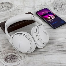 보스 QC45 무선 블루투스 노이즈캔슬링 헤드폰 헤드셋, QC45 흰색 포장 풀기 전용
