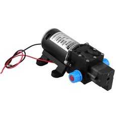 12V 100W 고압 자기 프라이밍 워터 펌프 160PSI 8LPM 캐러밴 캠핑 보트, 하나, 블랙 & 블루, 1개 - 쉐어워터트랜스미터호스