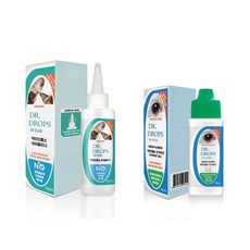 닥터드롭스 편백수 귀세정 1개 + 눈세정 1개 세트 저자극 안구세정 이어케어, 120ml