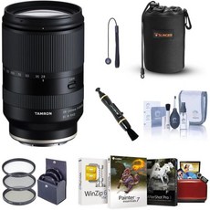 탐론 28200mm f2856 Di RXD 렌즈 소니 E 마운트용 프로옵틱 67mm 필터 키트 맥 소프트웨어 청소 캡 테더 클리너 포함 번들
