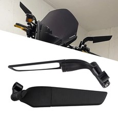 WINGLET KAPCAI Y15ZR Y16ZR LC135 웨이브 NVX XMAX RSX150 RS150 SRL NINJA R15 R25 DAS RXZ 125Z Y125 용 범용 사이드 미러, 1)Small 사이즈