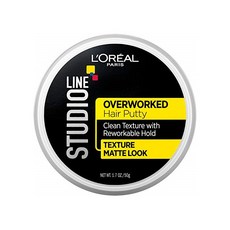 [해외]LOreal 로레알 스타일링 헤어 고정 hair putty, One Color, One Size