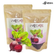 착한푸드 말린비트 비트말랭이 비트차 60g X 2개, 단품없음