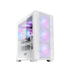 darkFlash DLX21 RGB MESH 강화유리 (화이트) pc케이스, 1개