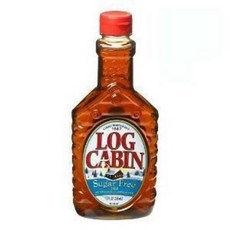 Log Cabin Sugar Free Syrup 24 oz (Pack of 6) 로그 캐빈 무설탕 시럽 24온스(6팩), 6개