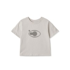 AEAE 에이이에이이 NEW SYMBOL 크롭 T-SHIRTS 반팔 티셔츠 ASH 매장정품 136695 - aeae모자