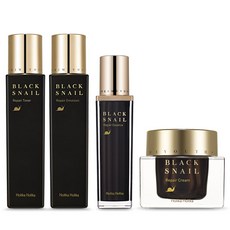 홀리카홀리카 프라임 유스 블랙 스네일 리페어 토너+에멀젼+에센스+크림