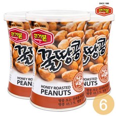 [머거본] 꿀땅콩 135g 6캔, 6개