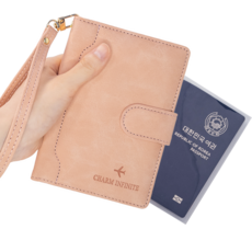 에버니즈 RFID차단 스트랩 여권케이스 투명커버세트