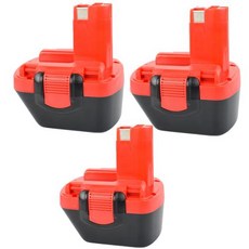 BAT120 배터리 충전기용 도구 BAT046 1200 교체용 BAT049 보쉬 보쉬 BAT045 3500mAh GSB BAT139 NI-MH 12V BAT043 PSR, 3개