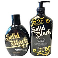 Millennium Tanning Products 2팩 밀레니엄 태닝 솔리드 블랙 200x 브론저 13.5온스 솔리드 블랙 태닝 익, 상세 설명 참조0, 상세 설명 참조0