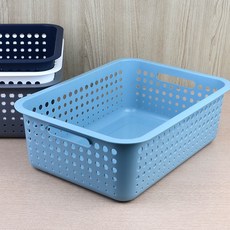 마이룸 아이바스켓 다용도수납함 바스켓정리함 다용도정리함.소품정리함 보관함 정리함, 중 - 네이비