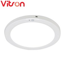 비츠온 현관조명 원형 LED 센서등 엣지 센서 직부등 현관등 창고등, 8인치 20W 주광색438540, 1개