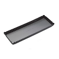 Master Class Non-Stick Fluted Rectangular Tart Tin / Quiche Pan with Loose Base 36 x 13 cm (14 x 5