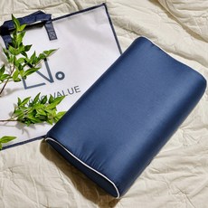 리빙밸류 메모리폼 경추베개 목이편한 기능성 베개, 기본커버+맞춤커버, 1개