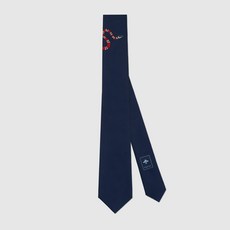 Gucci Kingsnake underknot silk tie 452171 4E002 4000