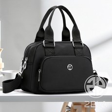 여자골프파우치 투엘라 T 메탈 로고 여성 골프백 토드백 가방 (DM42LT023W) 블랙 1개