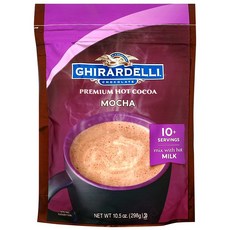 Ghirardelli 프리미엄 핫 코코아 초콜릿 모카 298g, 1개, 1개